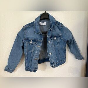 Old Navy Classic Blue Denim Jacket Size: Small (6-7)